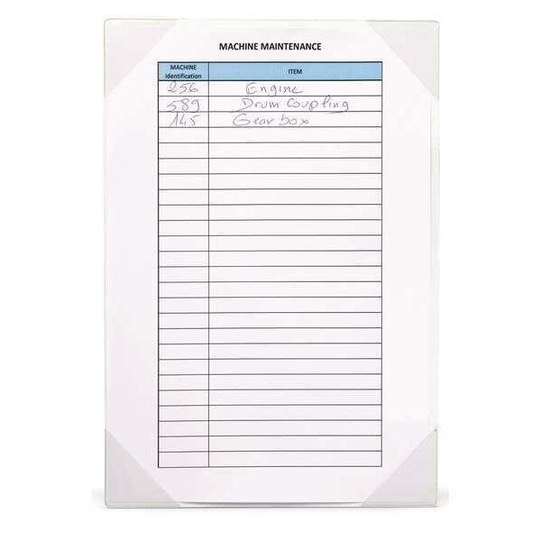 Sign Holder, Easy Write, Adhesive, PK5