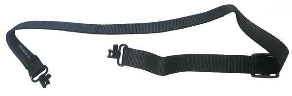 Mountain Sling w/Swivel, 1.25x48 In, Black