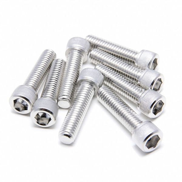 #8-32 Socket Head Cap Screw, NL-19(SM) 18-8 Stainless Steel, 1/2 in Length, 100 PK