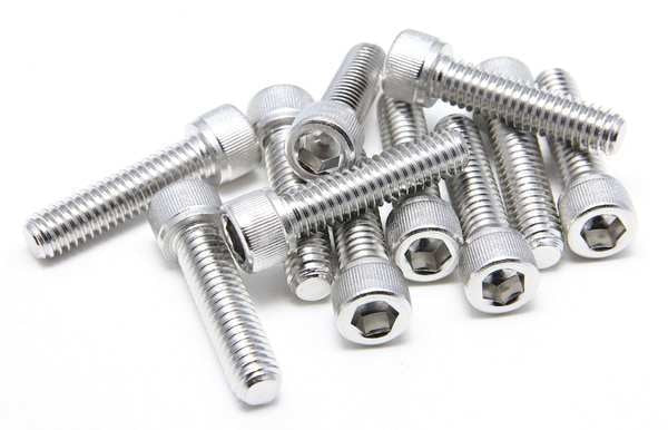 #10-24 Socket Head Cap Screw, NL-19(SM) 18-8 Stainless Steel, 1/2 in Length, 100 PK