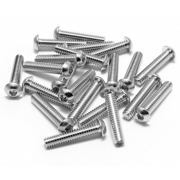 #10-24 Socket Head Cap Screw, NL-19(SM) 18-8 Stainless Steel, 3/8 in Length, 100 PK