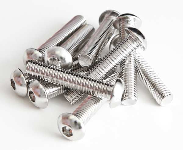 #10-24 Socket Head Cap Screw, NL-19(SM) 18-8 Stainless Steel, 3/8 in Length, 100 PK