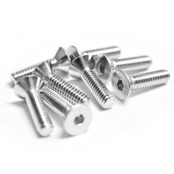 #10-24 Socket Head Cap Screw, NL-19(SM) 18-8 Stainless Steel, 1/2 in Length, 100 PK