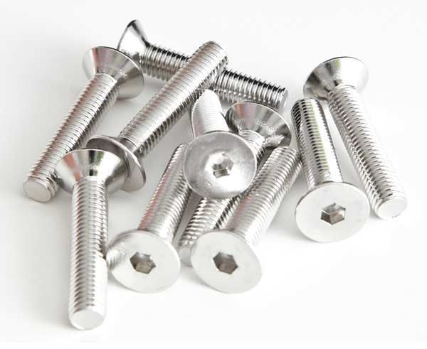 #10-24 Socket Head Cap Screw, NL-19(SM) 18-8 Stainless Steel, 1/2 in Length, 100 PK