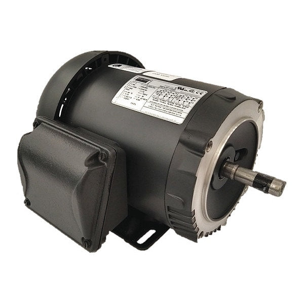 3-Phase General Purpose Motor, 1/3 HP, 56C Frame, 230/460V AC Voltage, 1,765 Nameplate RPM