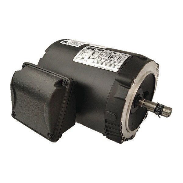 3-Phase General Purpose Motor, 1/4 HP, 56C Frame, 230/460V AC Voltage, 3,460 Nameplate RPM