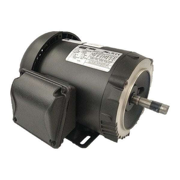 3-Phase General Purpose Motor, 1/4 HP, 56C Frame, 230/460V AC Voltage, 3,460 Nameplate RPM