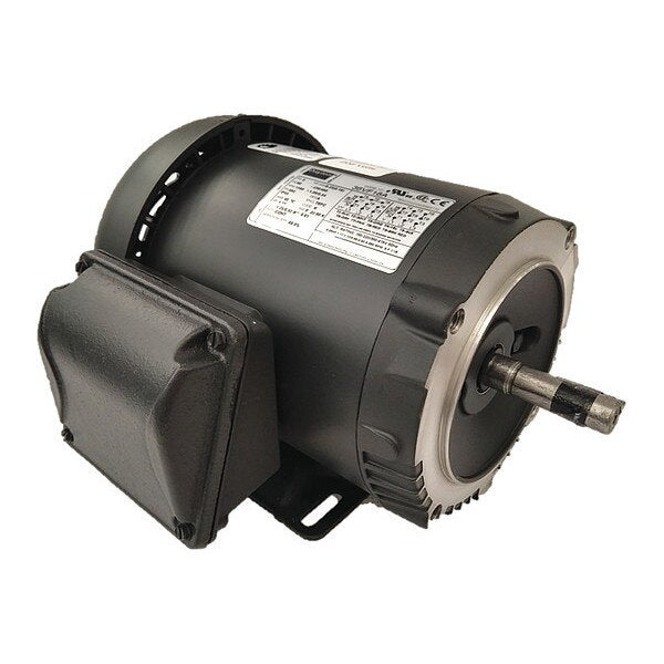 3-Phase General Purpose Motor, 1/4 HP, 56C Frame, 230/460V AC Voltage, 1,160 Nameplate RPM