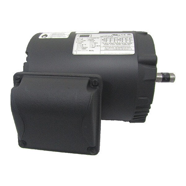 3-Phase General Purpose Motor, 1/4 HP, 56C Frame, 230/460V AC Voltage, 1,160 Nameplate RPM