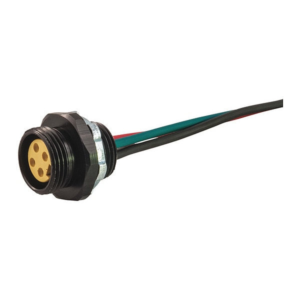 Receptacle, MiniFemale, 3 Pole, 1 ft.