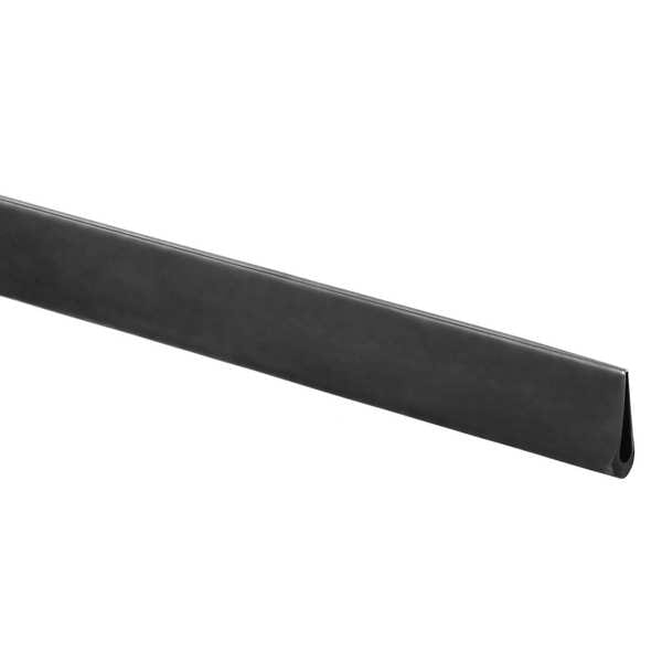 Rubber Edging, neoprene, 50 ft Length, Non-Adhesive Backing, 7/16 in Overall Width, Style: E