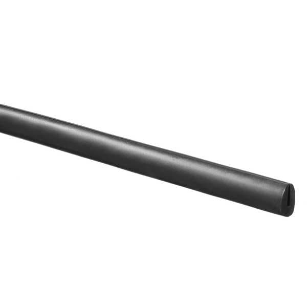 Rubber Edging, neoprene, 100 ft Length, Non-Adhesive Backing, 15/64 in Overall Width, Style: G
