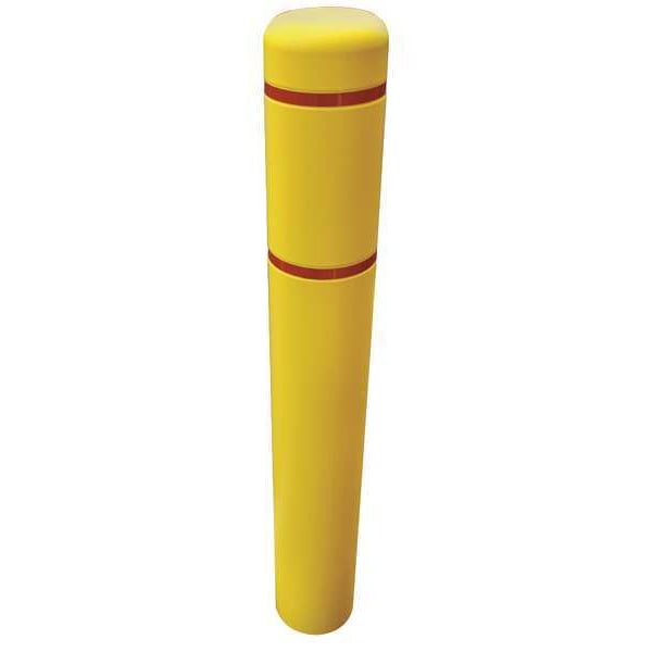 Post Sleeve, 7 In Dia., 72 In H, Yellow