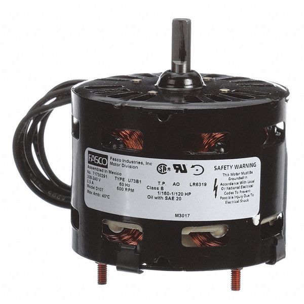 HVAC 3.3 In Motor, 1/115 HP, 208-240V, CCW