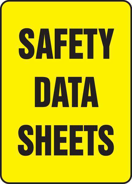 SafetyDataSheets Safety Sign, Accu-Shield