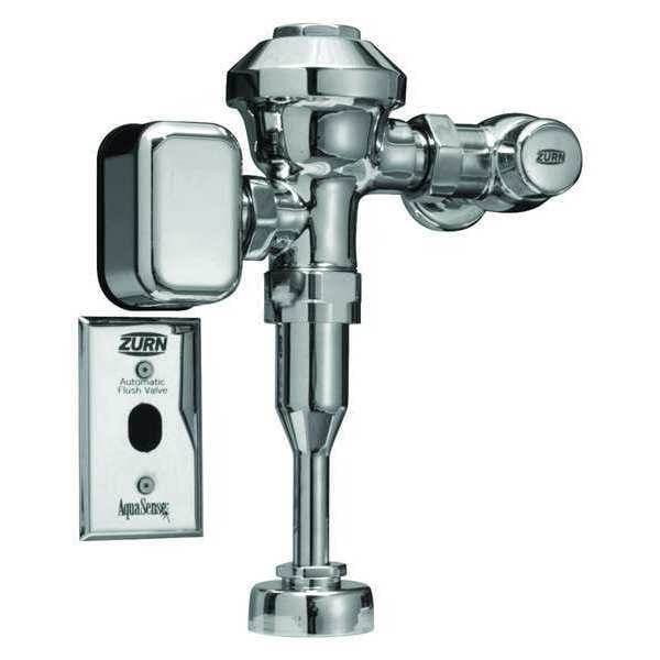 1.0 gpf, Urinal Automatic Flush Valve, Chrome, 3/4 in IPS