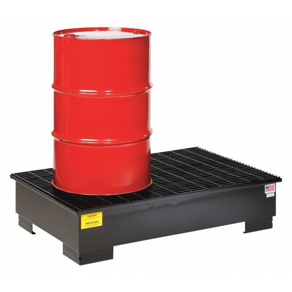 Spill Containment Pallet, 2-Drm, 53.75