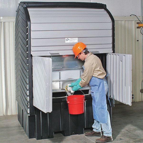 IBC Roll Top Hardcover Spill Pallet
