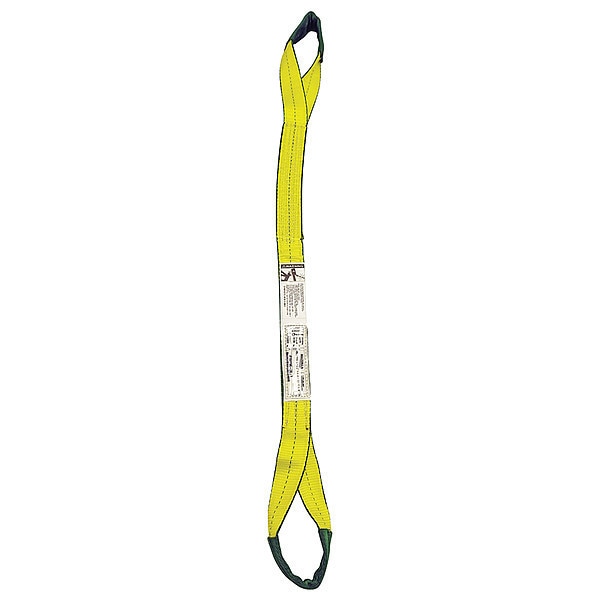 Web Sling, 2Ply, Twst Eye, 2 x 6ft., M151037
