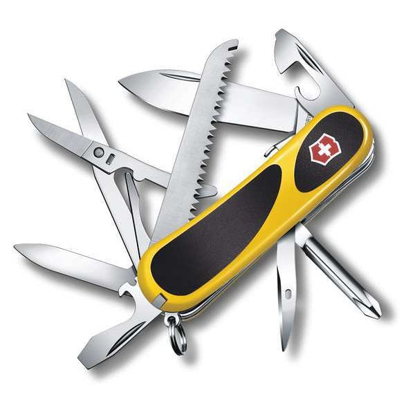 Swiss Army Knife, Yellow/Black, 8-Tool