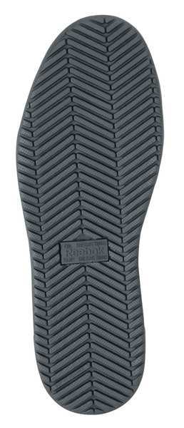 Athletic Work Shoes, Stl, Blk, 6-1/2M, PR