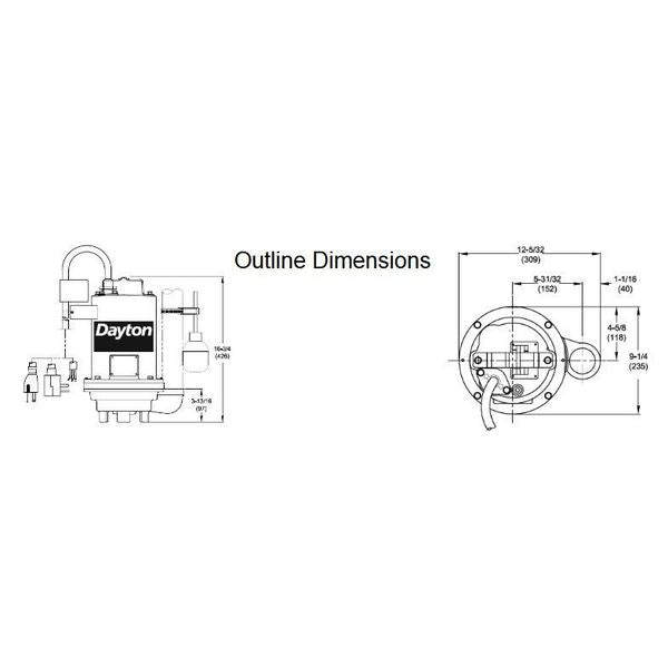 Pump, Effluent, 1/2hp