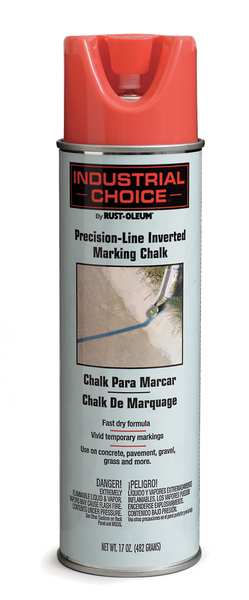 Inverted Marking Paint, 17 oz., Red, Water -Based