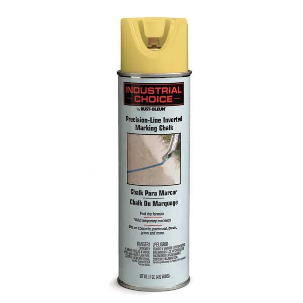 Inverted Marking Paint, 17 oz., APWA Yellow, Water -Based