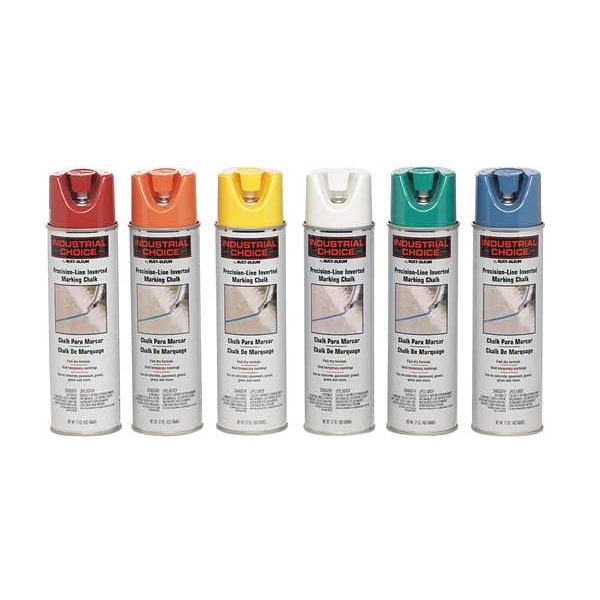 Inverted Marking Paint, 17 oz., APWA Yellow, Water -Based