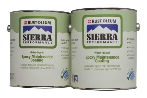 Epoxy Activator and Finish Kit, Black, High Gloss, 1 gal, 230 to 340 sq ft/gal, Sierra Series