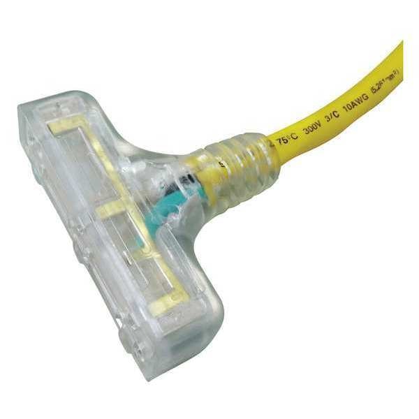 2 ft. 12/3 3-Outlet Lighted Extension Cord STOW