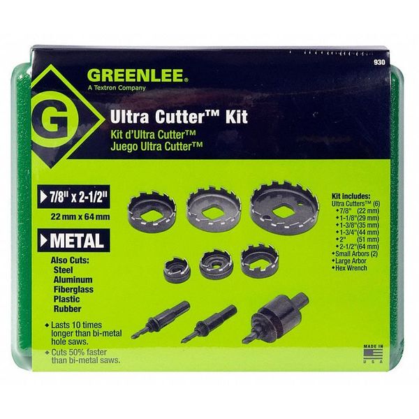 Hole Cutter Kit, 9 PC