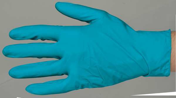 TouchNTuff, 9 1/2 in Chemical Resistant Gloves, Nitrile, Powder-Free, XL (10), 5 mil, 100 Pack