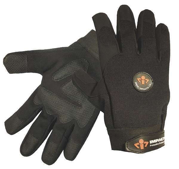 Anti-Vibration Gloves, M, Black, PR