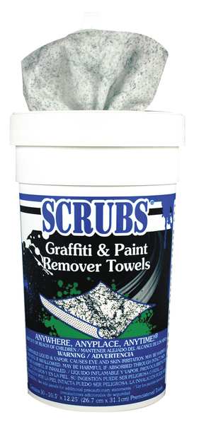 Graffiti and Paint Remover Towels
