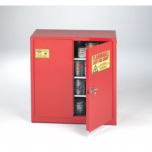 Paints and Inks Cabinet, 96 Gal., Yellow