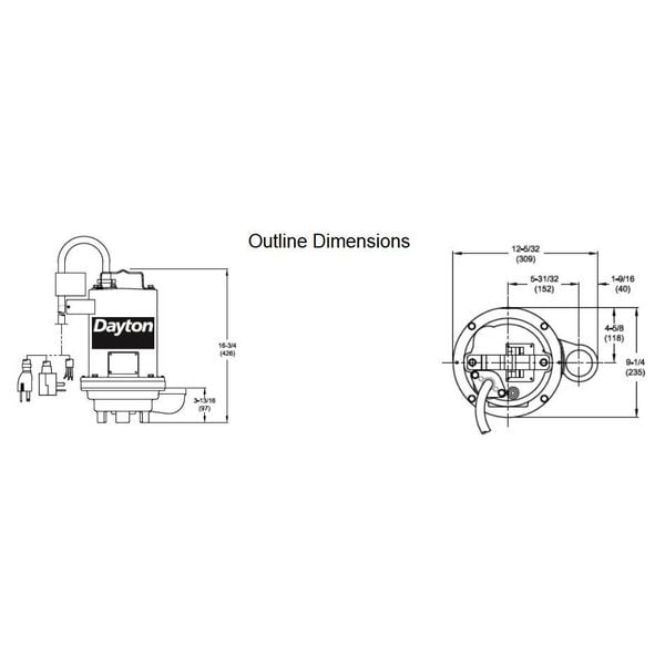 Pump, Effluent, 1 HP