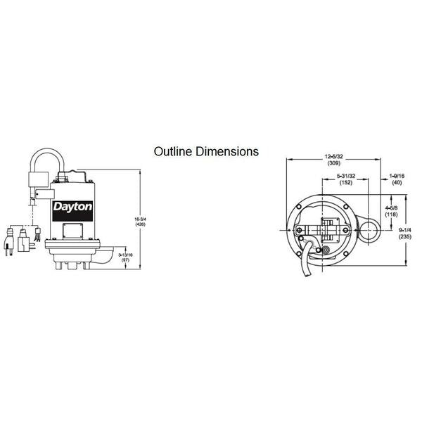 Pump, Effluent, 1 HP