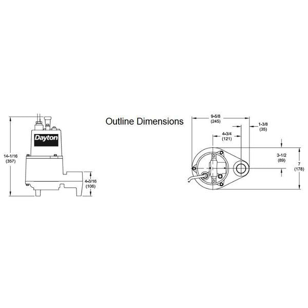 Pump Effluent, 1/2hp
