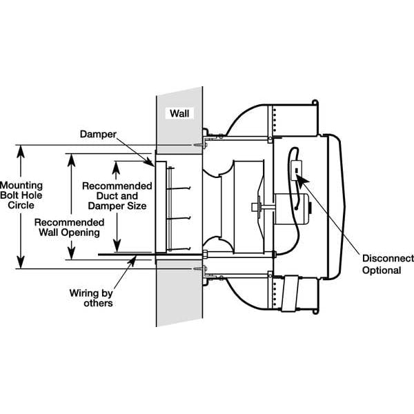Upblast Ventilator, 22-3/4 In, 115/230V