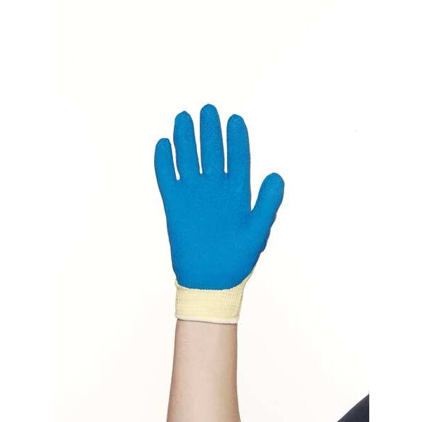 Cut Resistant Gloves, Yellow/Blue, XL, PR