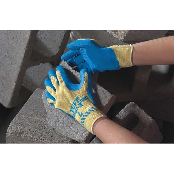 Cut Resistant Gloves, Yellow/Blue, XL, PR