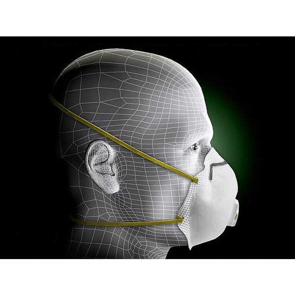 N95 Disposable Respirator, 8511, Cool Flow Exhalation Valve, Dual Headstrap, Nose Clip, Pack of 10