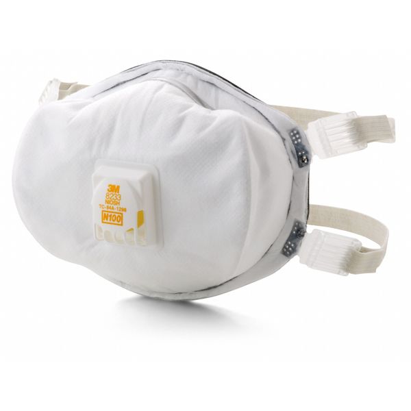 N100 Disposable White Particulate Respirator w/ Valve
