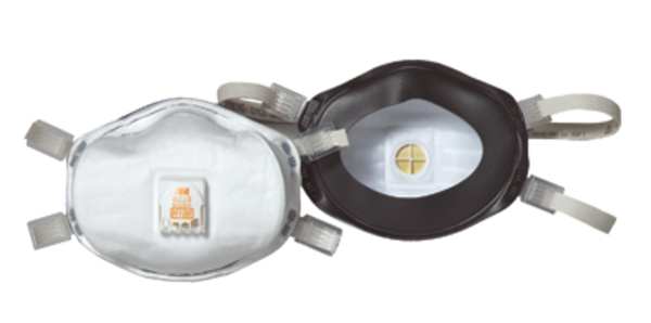 N100 Disposable White Particulate Respirator w/ Valve