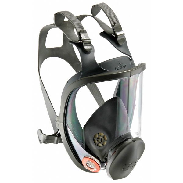 Full Facepiece Reusable Respirator, With Cool Flow Valve, 6000 Series, Size Medium