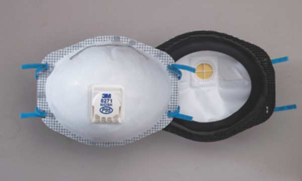 P95 Disposable White Particulate Respirator w/ Valve 10pk.