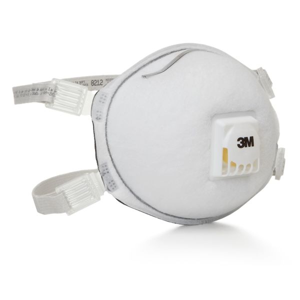 N95 Disposable White Particulate Respirator w/ Valve 10pk.