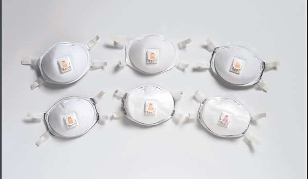 N95 Disposable White Particulate Respirator w/ Valve 10pk.