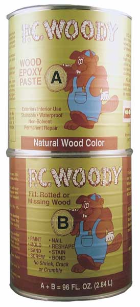Epoxy Adhesive, PC-Woody Series, Tan, 1:01 Mix Ratio, Not Rated Functional Cure, Can